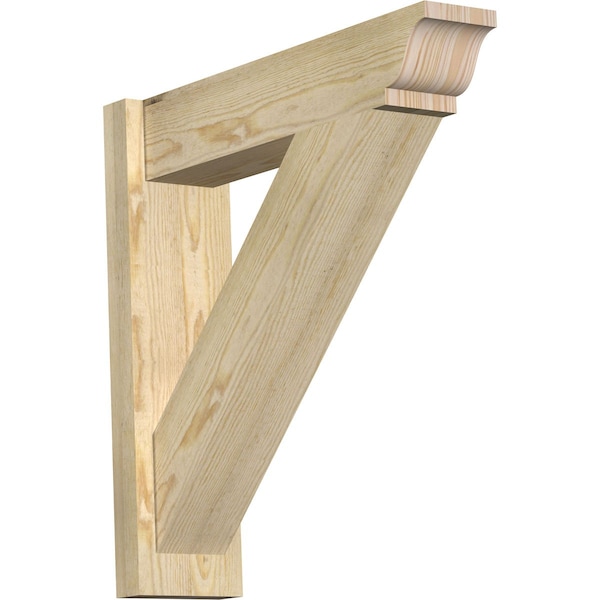 Ekena Millwork Traditional Rough Sawn Traditional Outlooker, Douglas Fir, 6"W x 24"D x 24"H OUT06X24X24TRA01RDF - main
